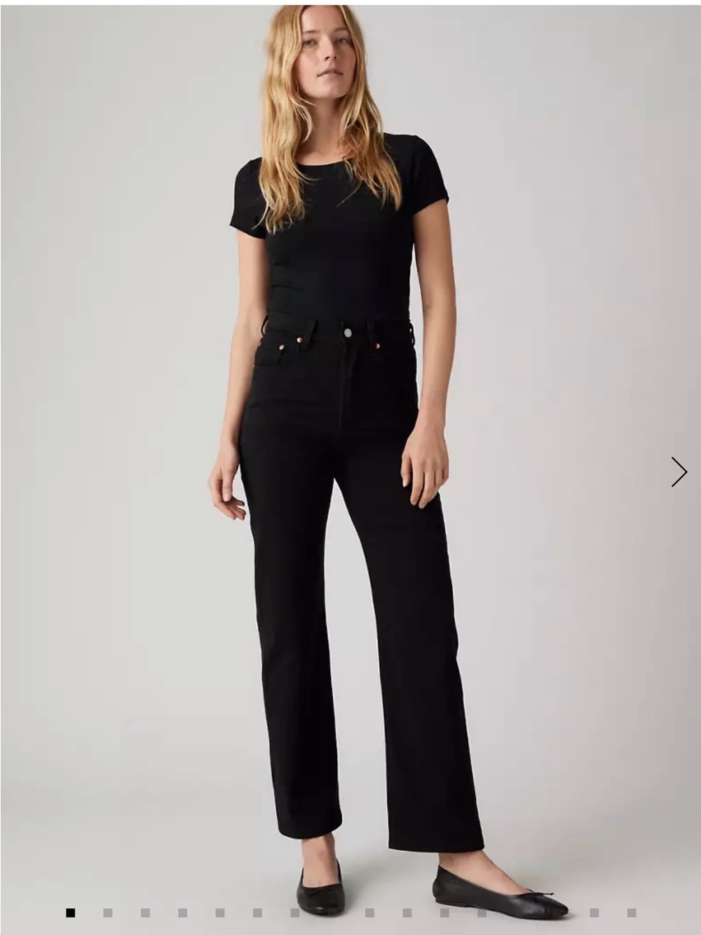 Levi's Women's Straight Leg Jeans - Black